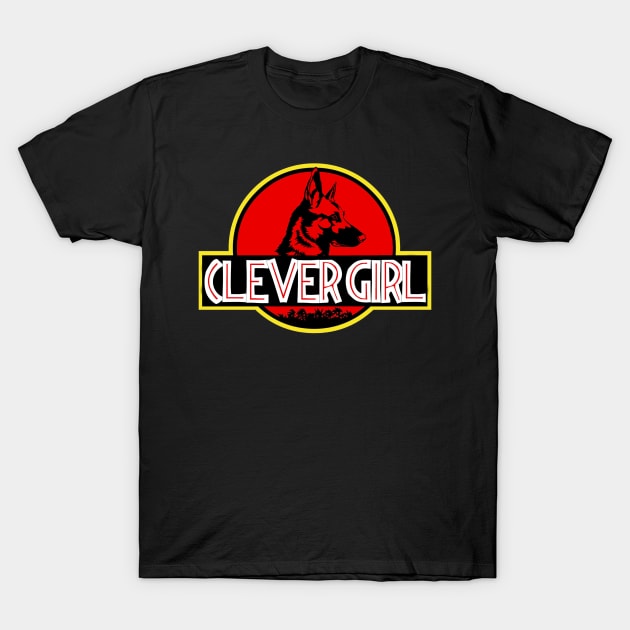 Clever Girl Shepherd T-Shirt by ArmedGinger